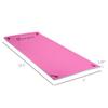 12' x 5' Floating Mat for Pool, 3-Layer Lily Pad Floating Pool Mat with Cup Holders, Thick and Durable Water Activities Lily Pad for Pool, Oceans,Beach (Blue+Pink, 12' x 5') view 2