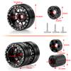 2PCS Aluminum 1.9" Dually Beadlock Wheels Upgrade for SCX10 TRX-4 TRX6 G63 1/10th RC Crawler Hauler Car view 2