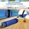 10' x 5' Floating Mat for Pool, 3-Layer Lily Pad Floating Pool Mat, Thick and Durable Water Activities Lily Pad for Pool, Oceans,Beach (Blue, 10' x 5') view 4