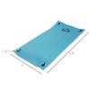 10' x 5' Floating Mat for Pool, 3-Layer Pool Lily Pad Floating Mat with Cup Holders, Thick and Durable Water Activities Lily Pad for Pool, Oceans,Beach (Blue+Pink, 10' x 5') view 2