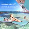 10' x 5' Floating Mat for Pool, 3-Layer Pool Lily Pad Floating Mat with Cup Holders, Thick and Durable Water Activities Lily Pad for Pool, Oceans,Beach (Blue+Pink, 10' x 5') view 3