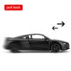 1:36 Scale Audi R8 Toy Car, Diecast Pull Back Model Car, Doors Open, Collection Kids Toy for Aged 3 and up, Gift Black view 3