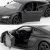 1:36 Scale Audi R8 Toy Car, Diecast Pull Back Model Car, Doors Open, Collection Kids Toy for Aged 3 and up, Gift Black view 4