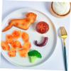 Yardwe 3sets 8pcs Realistic Chicken Popcorn Model Decorative Food Props for Home Decor Photography Teaching and Displays Sturdy and Lifelike Design 8pcs*3 view 4