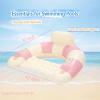 2 pcs Inflatable Pool Float Chair - 40" Pool Floaties Chair Floats Loungers for Swimming Pools Floating Lounger with Cup Holders Party Floaties for Adults (Retro Pink) view 2