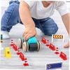LIOOBO 30pcs Mini Traffic Cones and Fences Educational Road Sign for Enhance Cognitive Skills and Hand Eye Coordination for Interactive Learning and Traffic Safety Awareness view 3