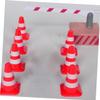 LIOOBO 30pcs Mini Traffic Cones and Fences Educational Road Sign for Enhance Cognitive Skills and Hand Eye Coordination for Interactive Learning and Traffic Safety Awareness view 4