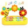Baby Piano Toy 6-12 Months Light Up Music Keyboard Baby Toys for 3 6 9 12 18 Months with 4 Modes, Infant Educational Early Learning Toys, Small Musical Piano Toy 1 Year Old Boys Girls Gift view 1