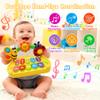 Baby Piano Toy 6-12 Months Light Up Music Keyboard Baby Toys for 3 6 9 12 18 Months with 4 Modes, Infant Educational Early Learning Toys, Small Musical Piano Toy 1 Year Old Boys Girls Gift view 2