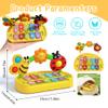 Baby Piano Toy 6-12 Months Light Up Music Keyboard Baby Toys for 3 6 9 12 18 Months with 4 Modes, Infant Educational Early Learning Toys, Small Musical Piano Toy 1 Year Old Boys Girls Gift view 4
