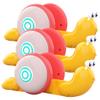 BESPORTBLE 3Pcs Pulling Snail Cartoon Playthings for Engaging Household Supply Stimulates Imagination and Motor Skills Safe and Material Random Color view 1