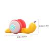 BESPORTBLE 3Pcs Pulling Snail Cartoon Playthings for Engaging Household Supply Stimulates Imagination and Motor Skills Safe and Material Random Color view 2