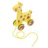 Kisangel 1pc Giraffe Pull for Dragging Wheel Promotes Hand Eye Coordination Material for Early Walkers and Fun Playtime Activities view 1