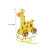Kisangel 1pc Giraffe Pull for Dragging Wheel Promotes Hand Eye Coordination Material for Early Walkers and Fun Playtime Activities view 2