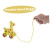Kisangel 1pc Giraffe Pull for Dragging Wheel Promotes Hand Eye Coordination Material for Early Walkers and Fun Playtime Activities view 3