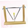 BESPORTBLE Boy Girl Music Teaching Tools Early Educational Percussion Triangle Bell Toy for Boys and Girls Safe Material for Hand-Eye Coordination Suitable for Kindergarten and Home Learning view 3
