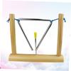 BESPORTBLE Boy Girl Music Teaching Tools Early Educational Percussion Triangle Bell Toy for Boys and Girls Safe Material for Hand-Eye Coordination Suitable for Kindergarten and Home Learning view 4