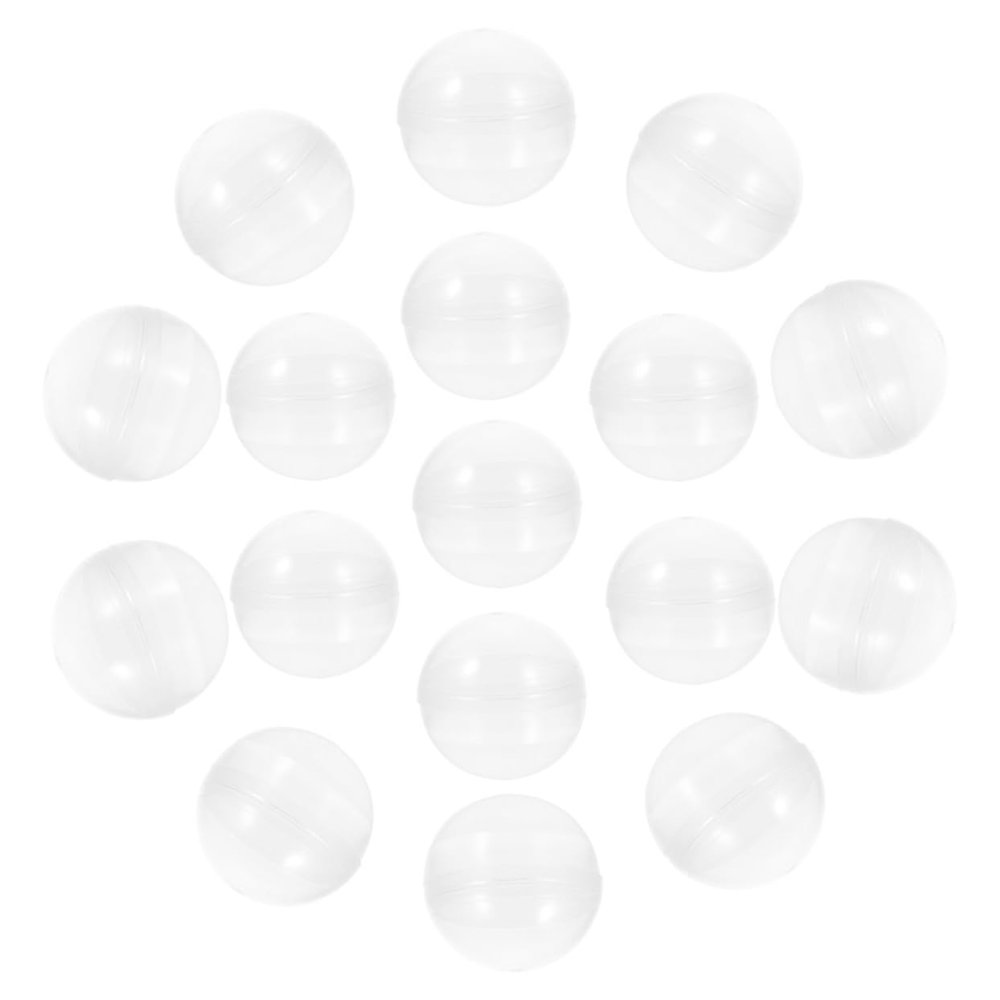 Mobestech 120pcs Fillable Round Balls for Vending Machines Plastic Capsules Multi-Purpose Packing Balls for Party Favors and Toy Storage