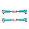 Aluminum Alloy Steering Linkage Rods Durable Replacement Parts for HPI RS4 Sport 3 1/10 RC Car in for RC Hobbyists (Blue 113696B) view 1