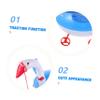 HOOTNEE Inflatable Walk Behind Push Montessori Pull Walking Birthday Decorations Frog Birthday Party Decorations Fiesta Party Decorations view 2