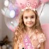 Atoden 6 Year Old Birthday Headband and Sash Happy 6th Birthday Decorations for Girl Glitter Flower Princess Crown Tiara with Pink Bow Party Costume Outfit Gifts view 2