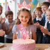 Atoden 6 Year Old Birthday Headband and Sash Happy 6th Birthday Decorations for Girl Glitter Flower Princess Crown Tiara with Pink Bow Party Costume Outfit Gifts view 3