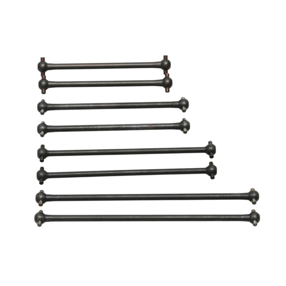 2PCS 1/8 Linkage Rod Dog Bone Drive Shaft 80.5/88/91/94/95/100/106/132/139.5mm for 1:8 RC Model Car DIY Wheels Transmission Axle(Pin to pin 95mm)
