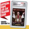 2025 Pope Leo XIV Official Premium Trading Card May 8, 2025 - Graded GEM-Mint 10 view 1