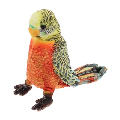 Abaodam Cute Realistic Parrot Plush Toy for Boys and Girls Soft Stuffed Bird Animal for Home Decor for Birthdays and Valentine Day Adorable Collectible for Ages