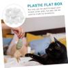 Homoyoyo 3sets 100pcs Boxes Plastic Bell Ring Boxes Rattle Accessories with Squeaker for Dolls and Activities 100pcs*3 view 2