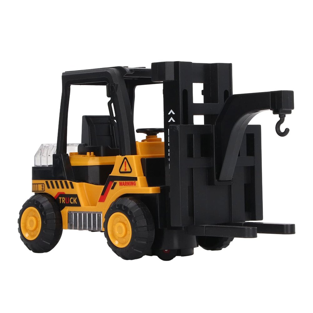 Pilipane Engineering Forklift Toy Cool Lighting Music Universal Wheels for Kids