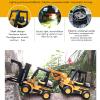 Pilipane Engineering Forklift Toy Cool Lighting Music Universal Wheels for Kids view 2