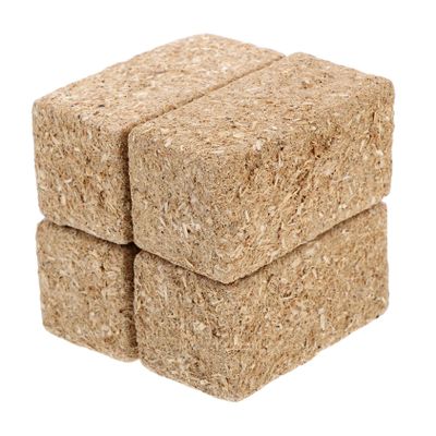 Outanaya 4pcs Miniature Hay Bales Faux Straw Hay for Dollhouse Micro Landscape Decorative Farm Toys