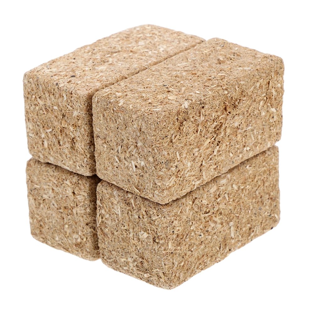 Outanaya 4pcs Miniature Hay Bales Faux Straw Hay for Dollhouse Micro Landscape Decorative Farm Toys