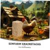 Outanaya 4pcs Miniature Hay Bales Faux Straw Hay for Dollhouse Micro Landscape Decorative Farm Toys view 3