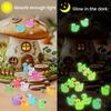 100 Pack Luminous Mini Resin Ducks, 10 Colors Tiny Ducks Glow in the Dark with Container, Bulk Small Plastic Animals Toys Miniature Figurines for Dollhouse Landscape Garden Aquarium Party Favors Gifts view 2