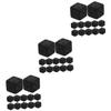 BESPORTBLE 150pcs Frosted Black Acrylic Dices Board Game Dice for Home Parties and Entertainment view 1