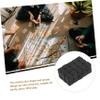 BESPORTBLE 150pcs Frosted Black Acrylic Dices Board Game Dice for Home Parties and Entertainment view 2