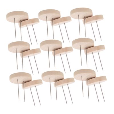 SHINEOFI 24pcs Crochet Doll Stand Support Frame Wooden Knitted Display Stands for Dolls Secure and Stable Base for Collectible Figures for Home Decoration and Organizing Small Items