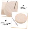 SHINEOFI 24pcs Crochet Doll Stand Support Frame Wooden Knitted Display Stands for Dolls Secure and Stable Base for Collectible Figures for Home Decoration and Organizing Small Items view 3