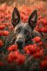 1000 Piece Puzzle for Adults Great Dane Dog Poppies A Challenging and Serene Jigsaw Game for Families Dog Lovers Fun Wall Art and Family Night Gift Idea view 1