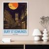 Bury St Edmunds Suffolk Vintage Travel PostersJigsaws Puzzles 1000 Pieces Teens Kids Jigsaw Entertainment Toys Brain Challenge Puzzle75x50cm-DC91 view 2