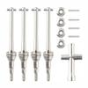 16410S Front and Rear Metal Drive Shaft CVD Kit for MJX H16E H16P H16GT H16DR H16BM H16PL JC16EP HP161S H17 16208 16210 16207 RC Remote Control Car Upgrade Accessories view 1
