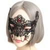 jiingekk Lace Chain Eyemask Masquerade Eyemask For Masquerade Carnivals Proms Wedding Lace Chain For Women Cosplay view 1