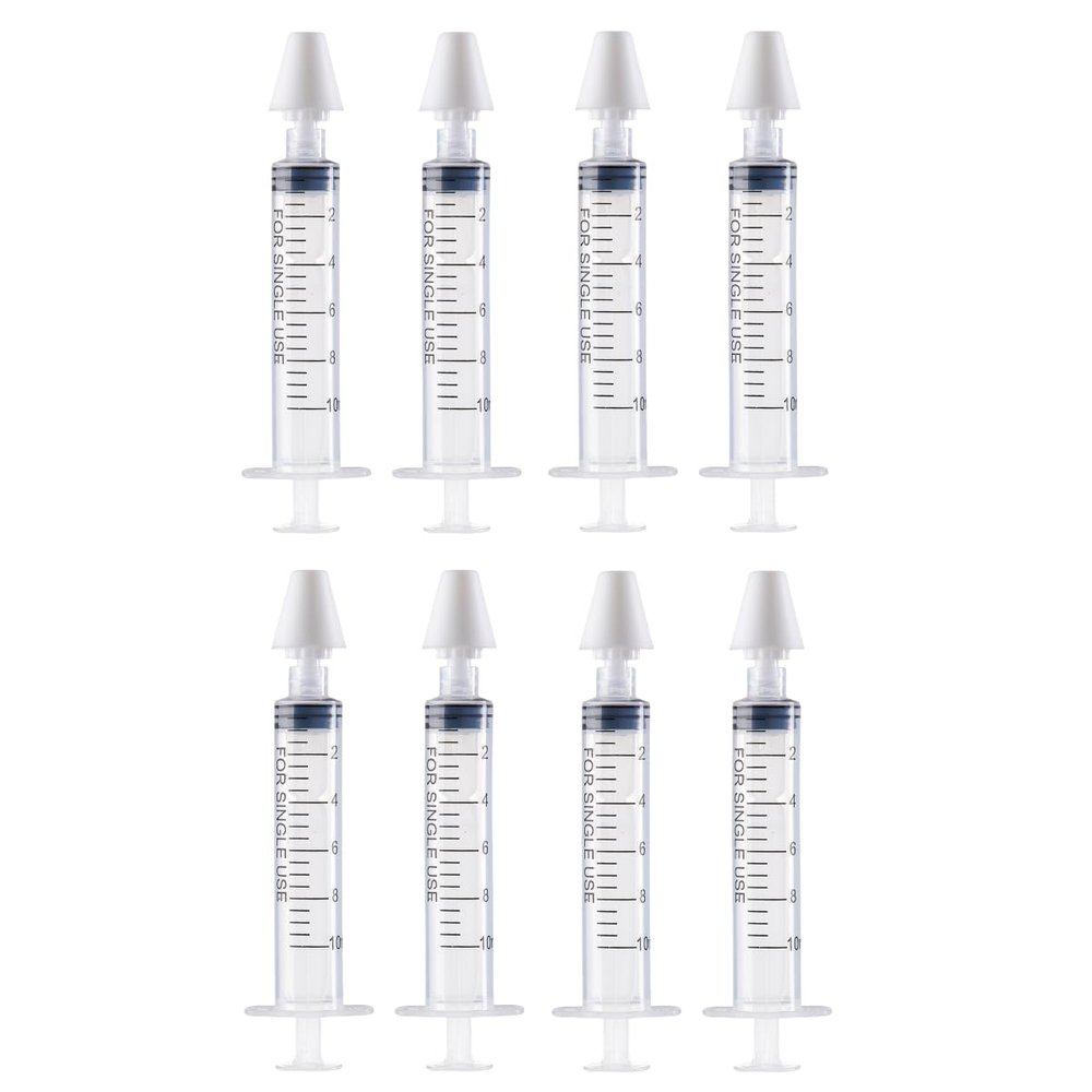 Updated Nasal Sprayer Saline,8 Pack Portable Syringe Nasal Irrigator Atomizer Nebulizer Nose Wash Cleaner Sinuses Rinsing System Device