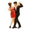 1/64 Scale Figurines for Miniature Displays, Couples for Wedding Scenes, Dance view 1