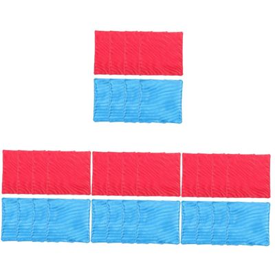 BESPORTBLE 32pcs Bean Bag Toss Game Set Sandbags for Boys and Girls Fun Party Activity Canvas Material Coordination Teamwork