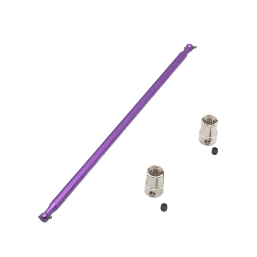 04003 Aluminum Drive Shaft & Cup B 02016 for 1/10 Redcat Volcano EPX/Pro Upgrade Parts Monster Truck HSP 94111 107 Replacement(Purple)