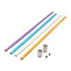 04003 Aluminum Drive Shaft & Cup B 02016 for 1/10 Redcat Volcano EPX/Pro Upgrade Parts Monster Truck HSP 94111 107 Replacement(Silver) view 2