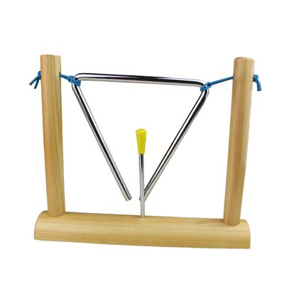 BESPORTBLE Triangle Bell Toy Stand Boys and Girls Music Instrument Early Learning Toy Stimulate Interest Sound and Music